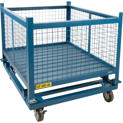 Dolly for Stacking Container, 48.5" W x 40-1/2" D x 10" H, 3000 lbs. Capacity Helyx Safety & Industrial Supplies