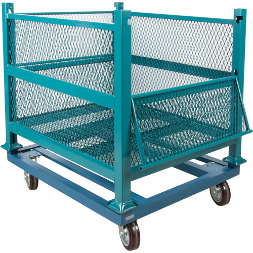 Socle roulant pour contenant ouvert en maille, 40,5" la x 34-1/2" p x 10" h, Capacit&eacute; de 3000 lb Helyx Safety & Industrial Supplies
