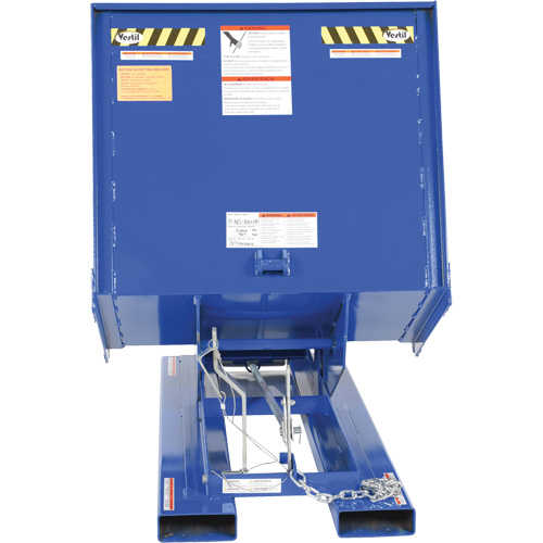 Tr&eacute;mie &agrave; parois ouvrantes, Acier, 1 vg³, Bleu Helyx Safety & Industrial Supplies