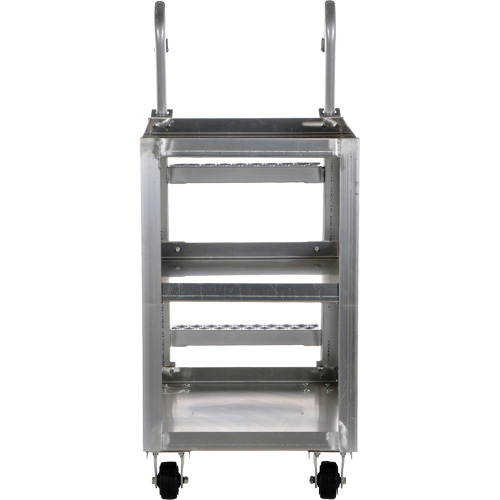 Chariot de pr&eacute;l&egrave;vement de stock, Aluminium, 21-7/8" la x 40" p, 3 tablettes, Capacit&eacute; 660 lb Helyx Safety & Industrial Supplies