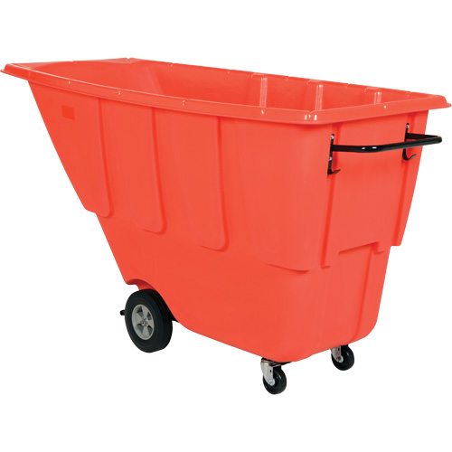 Tilt Truck, Polyethylene, 0.5 cu. yd., 450 lbs. Load Capacity Helyx Safety & Industrial Supplies