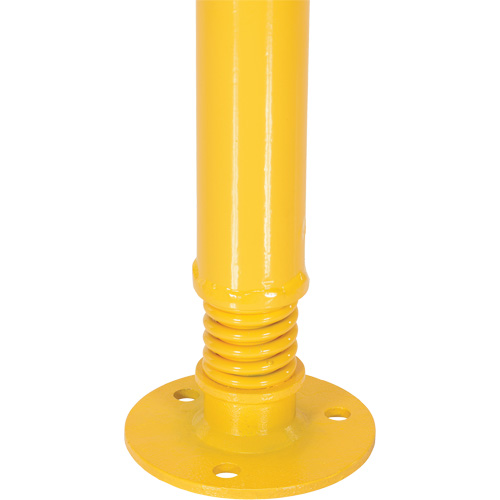 Borne de protection &agrave; ressort, Acier, 42" h x 2-1/8" la, Jaune Helyx Safety & Industrial Supplies