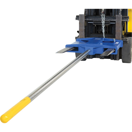 Forklift Carpet Pole, 108-1/2" Length, Fork Mount, 2500 lbs. Capacity Helyx Safety & Industrial Supplies
