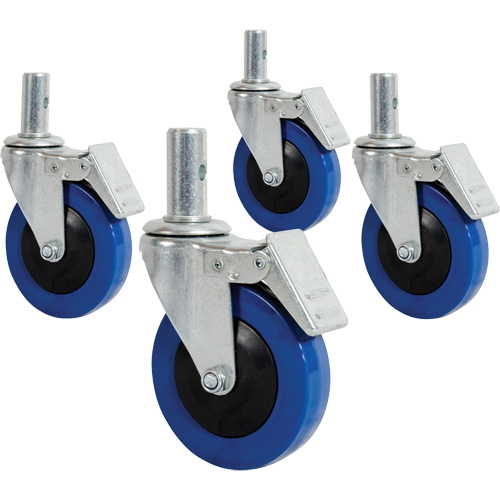 Mini 4" Casters with Locking Pin Helyx Safety & Industrial Supplies