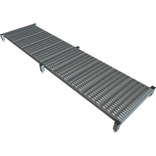 Plateforme de travail en une &eacute;tape &agrave; hauteur r&eacute;glable, 24" la x 97" pr, Capacit&eacute; de 800 lb, Enti&egrave;rement soud&eacute; Helyx Safety & Industrial Supplies