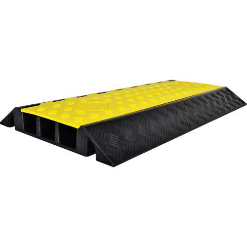 Powerhouse Heavy-Duty Straight Cable Protector, 3 Channels, 36" L x 19.75" W x 3" H Helyx Safety & Industrial Supplies