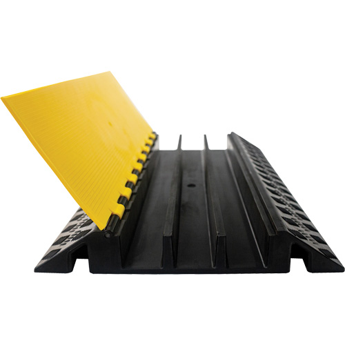 Powerhouse Heavy-Duty Straight Cable Protector, 3 Channels, 36" L x 19.75" W x 3" H Helyx Safety & Industrial Supplies