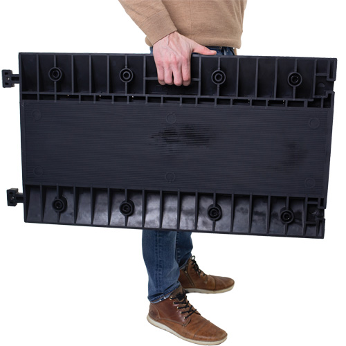 Powerhouse Heavy-Duty Straight Cable Protector, 3 Channels, 36" L x 19.75" W x 3" H Helyx Safety & Industrial Supplies
