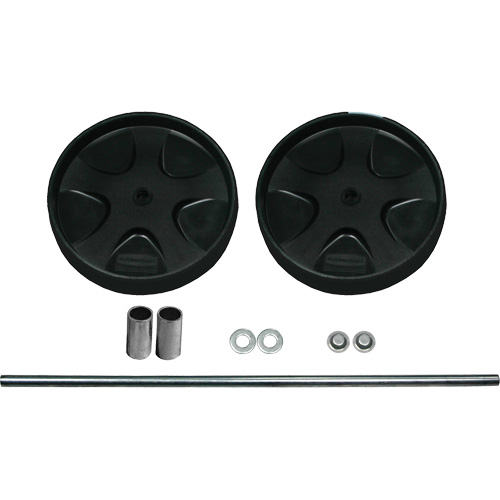 Janitor Cart Wheel & Axle Kit Helyx Safety & Industrial Supplies