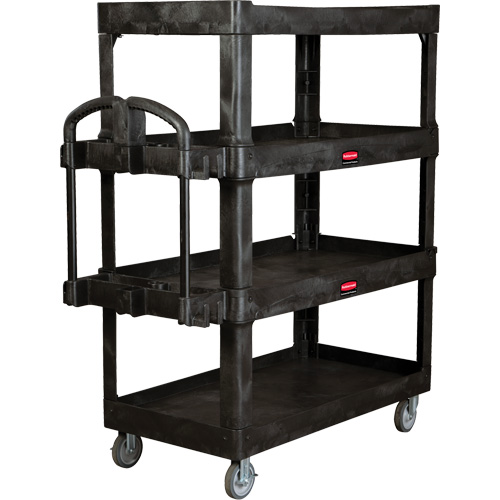 Heavy-Duty Ergo Utility Cart, 4 Tiers, 24-1/4" x 62-2/5" x 54-1/10", 700 lbs. Capacity Helyx Safety & Industrial Supplies