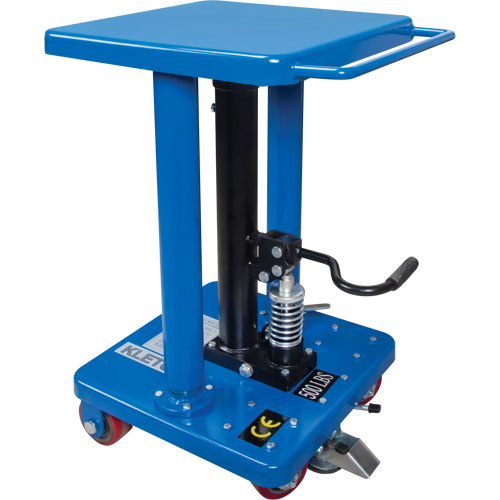 Table de travail hydraulique, 18'' lo x 18'' la, Acier, Capacit&eacute; 500 lb Helyx Safety & Industrial Supplies