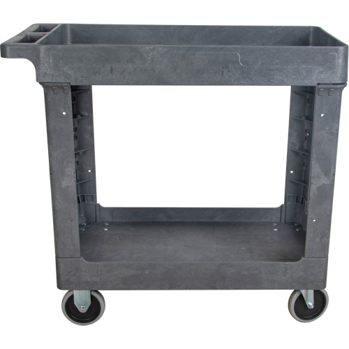 Utility Service Cart, 2 Tiers, 16-1/2" x 32-1/2" x 34-1/2", 550 lbs. Capacity Helyx Safety & Industrial Supplies