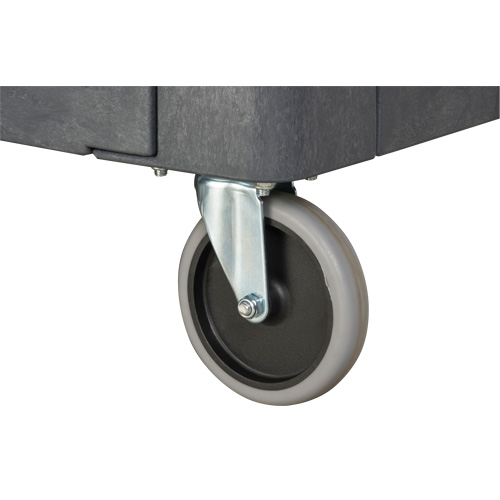 Flat-Shelf Utility Service Cart, 2 Tiers, 25-1/4" x 32-1/4" x 44", 550 lbs. Capacity Helyx Safety & Industrial Supplies