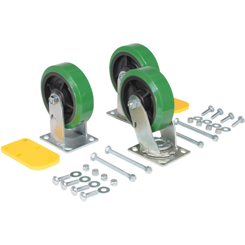 H Series Self-Dumping Hopper Caster Kit Helyx Safety & Industrial Supplies
