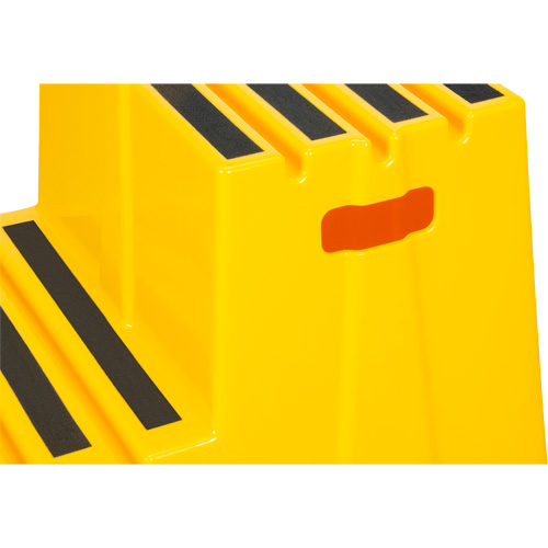 Industrial Step Stool, 2 Steps, 26" x 22-7/16" x 19-11/16" High Helyx Safety & Industrial Supplies