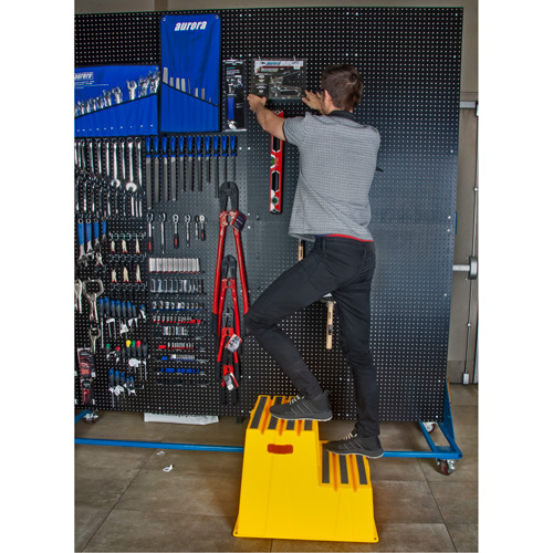 Industrial Step Stool, 2 Steps, 26" x 22-7/16" x 19-11/16" High Helyx Safety & Industrial Supplies
