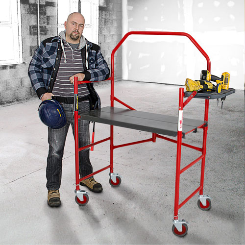 Buildman Portable Scaffold, 40-5/8" D x 4' H Helyx Safety & Industrial Supplies