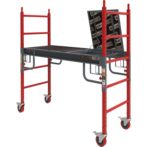 Buildman Baker Drywall Scaffold, 31" D x 6' H Helyx Safety & Industrial Supplies