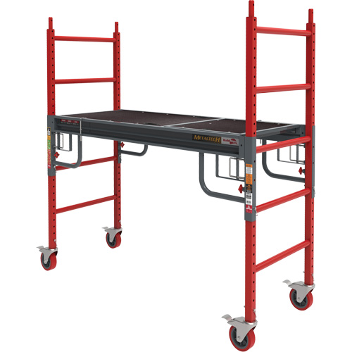 Buildman Baker Drywall Scaffold, 31" D x 6' H Helyx Safety & Industrial Supplies