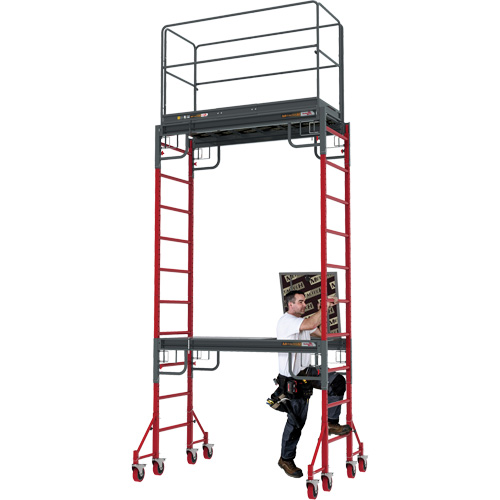 Buildman Baker Drywall Scaffold, 31" D x 6' H Helyx Safety & Industrial Supplies