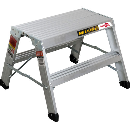 Portable Work-Stand Saw Horse, Aluminum Frame, 12-1/4" D x 24" H Helyx Safety & Industrial Supplies