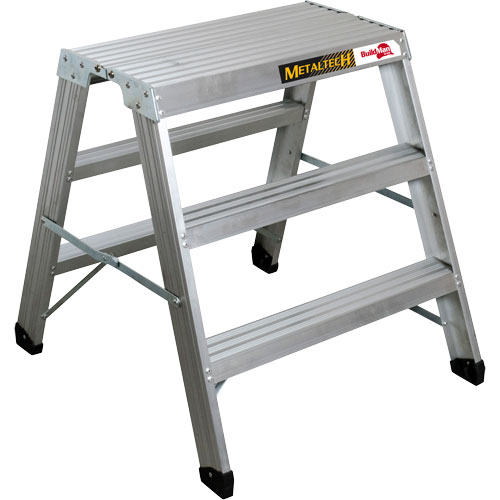Portable Work-Stand Saw Horse, Aluminum Frame, 12-1/4" D x 36" H Helyx Safety & Industrial Supplies
