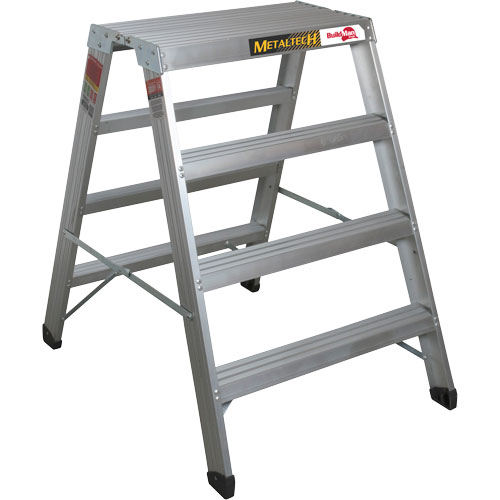 Poste de travail chevalet de sciage portatif, Cadre Aluminium, 12-1/4" p x 48" h Helyx Safety & Industrial Supplies