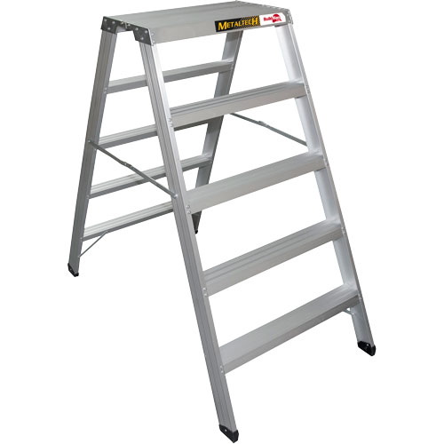 Portable Work-Stand Saw Horse, Aluminum Frame, 12-1/4" D x 56" H Helyx Safety & Industrial Supplies