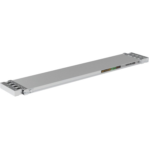 Telescoping Work Plank, 108" W x 12" D, 250 lbs. Capacity, Knocked Down Helyx Safety & Industrial Supplies