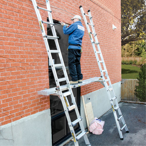 Planche de travail t&eacute;lescopique, 156" la x 12" pr, Capacit&eacute; de 250 lb, D&eacute;mont&eacute; Helyx Safety & Industrial Supplies