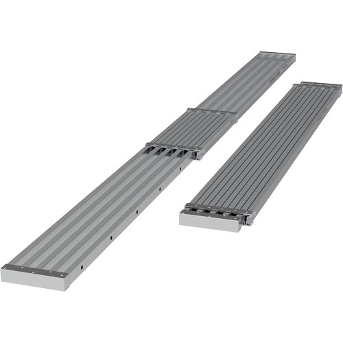 Planche de travail t&eacute;lescopique, 156" la x 12" pr, Capacit&eacute; de 250 lb, D&eacute;mont&eacute; Helyx Safety & Industrial Supplies