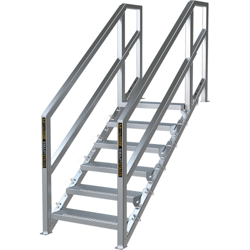 Syst&egrave;me d'escalier modulaire pour la construction de 6-10 marches SmartStairs, 75" ha Helyx Safety & Industrial Supplies
