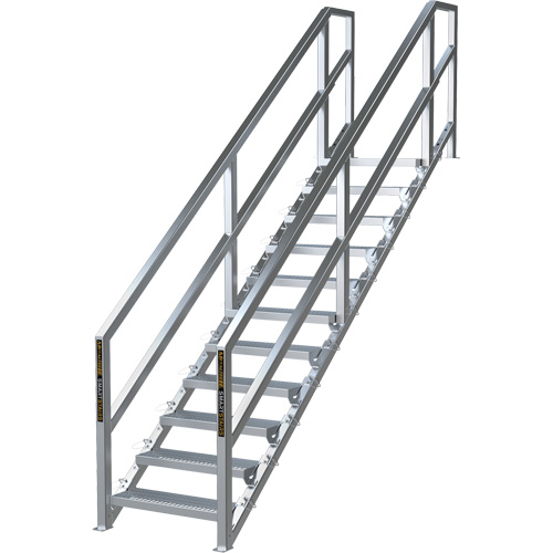 Syst&egrave;me d'escalier modulaire pour la construction de 11-16 marches SmartStairs, 120" ha Helyx Safety & Industrial Supplies