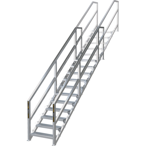 Syst&egrave;me d'escalier modulaire pour la construction de 11-16 marches SmartStairs, 120" ha Helyx Safety & Industrial Supplies