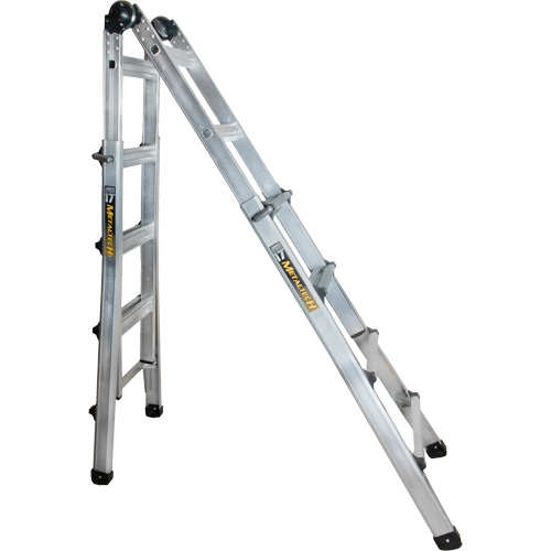 &eacute;chelle t&eacute;lescopique multifonction, Aluminium, 300 lb, CSA calibre 1A Helyx Safety & Industrial Supplies