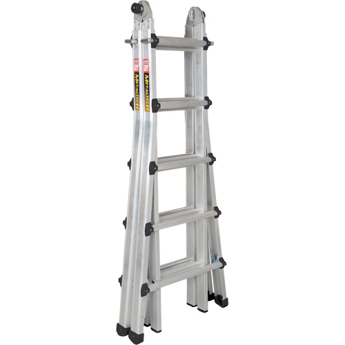 Telescoping Multi-Position Ladder, Aluminum, 300 lbs., CSA Grade 1A Helyx Safety & Industrial Supplies