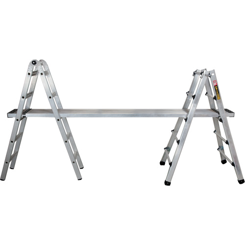 Telescoping Multi-Position Ladder, Aluminum, 300 lbs., CSA Grade 1A Helyx Safety & Industrial Supplies