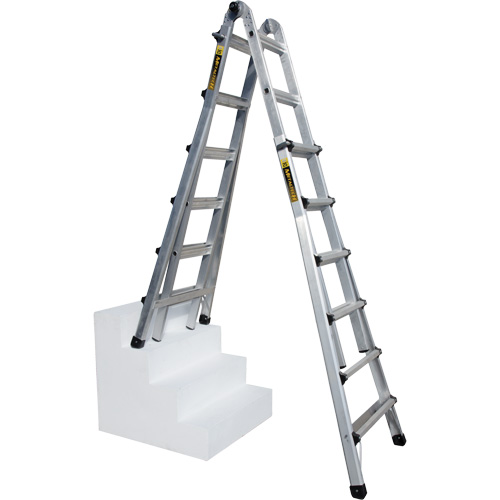 &eacute;chelle t&eacute;lescopique multifonction, Aluminium, 300 lb Helyx Safety & Industrial Supplies