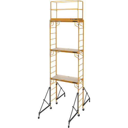 Complete 18' Drywall  Baker Scaffold Tower Set, 122" D x 236" H Helyx Safety & Industrial Supplies