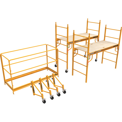 Trousse compl&egrave;te de tour d'&eacute;chafaudage pour cloison s&egrave;che de 12', 58-1/2" p x 183" h Helyx Safety & Industrial Supplies