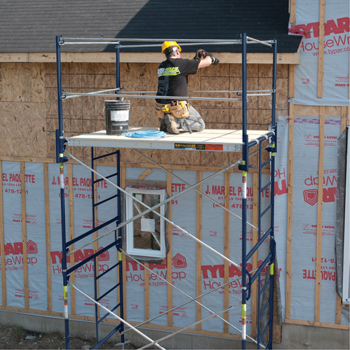 Complete Scaffold Tower with Casters, 66-2/10" D x 177-1/2" H Helyx Safety & Industrial Supplies