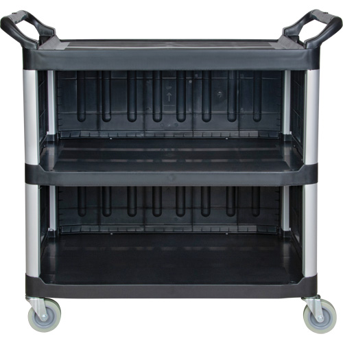 Utility Cart, 3 Tiers, 19-3/4" x 37-1/2" x 40-1/4", 250 lbs. Capacity Helyx Safety & Industrial Supplies