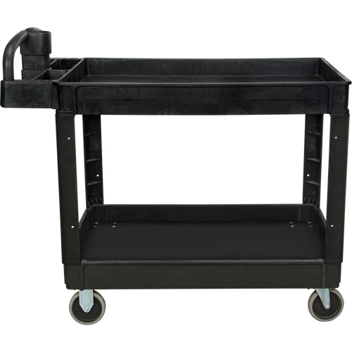Chariot utilitaire, 2 tiers, 25-5/8" x 33-1/2" x 43-3/4", Capacit&eacute; 550 lb Helyx Safety & Industrial Supplies