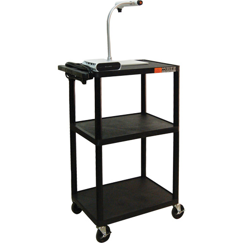 Electric Utility Cart, 3 Tiers, 24" x 42" x 18", 300 lbs. Capacity Helyx Safety & Industrial Supplies