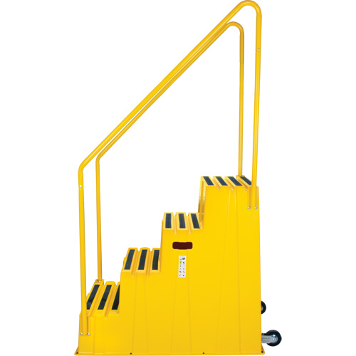 Industrial Step Stool, 4 Steps, 44" x 22-1/4" x 65-1/8" High Helyx Safety & Industrial Supplies