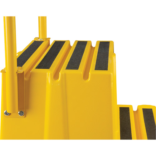 Industrial Step Stool, 4 Steps, 44" x 22-1/4" x 65-1/8" High Helyx Safety & Industrial Supplies