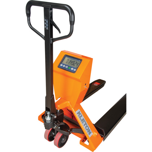 Transpalette &agrave; balance num&eacute;rique, 44,5" lo x 27,75" la, Capacit&eacute; de 4400 lb Helyx Safety & Industrial Supplies