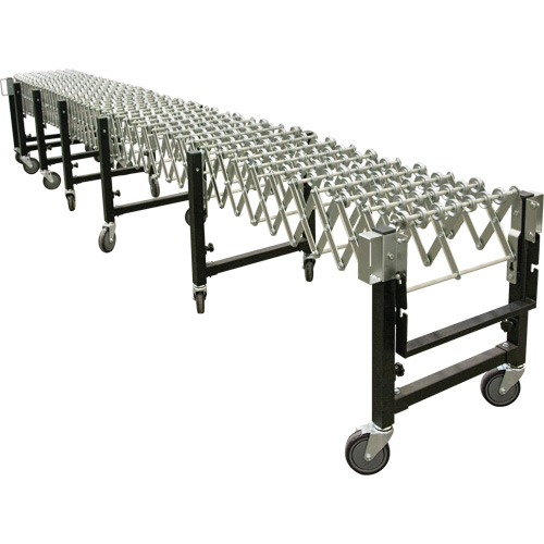 Expandable Conveyor, 18" W x 12' L, 200 lbs. per lin. ft. Capacity Helyx Safety & Industrial Supplies