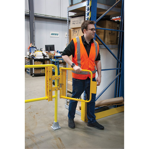Safety Swing Gate, 21" H x 16" - 26" W Helyx Safety & Industrial Supplies