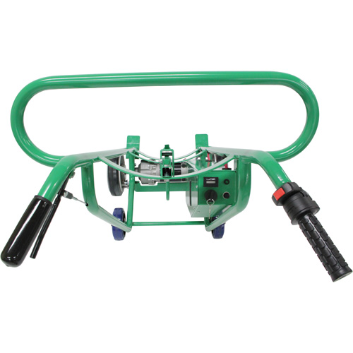 Powered Drum Hand Truck with Pneumatic Wheels Helyx Safety & Industrial Supplies
